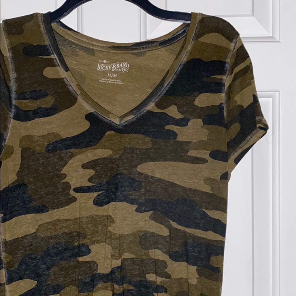 Lucky Brand Camo short sleeve